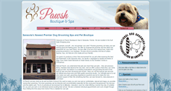 Desktop Screenshot of pawshpetgrooming.com